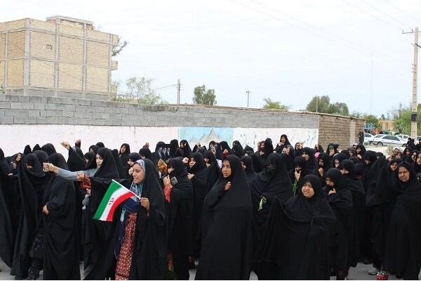 راهپیمایی «جمعه خشم و نصر» در دلگان برگزار شد