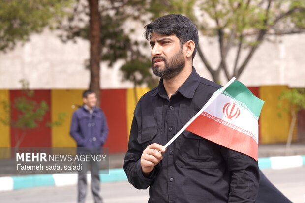 تشییع سردار شهید امیر امیر محمدی در کرمان