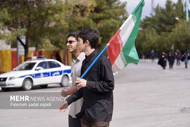 تشییع سردار شهید امیر امیر محمدی در کرمان