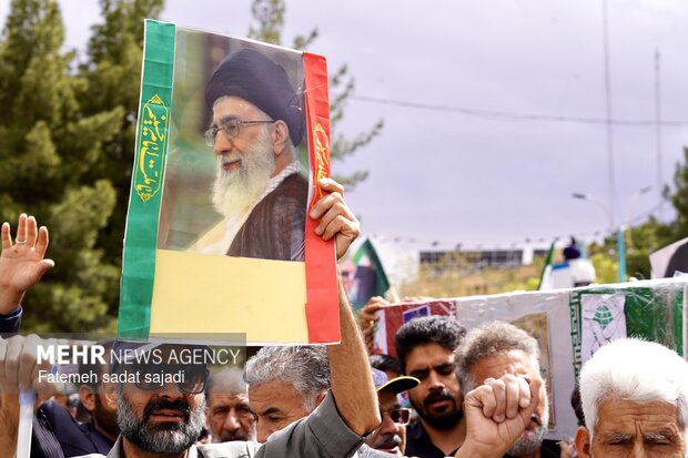 تشییع سردار شهید امیر امیر محمدی در کرمان
