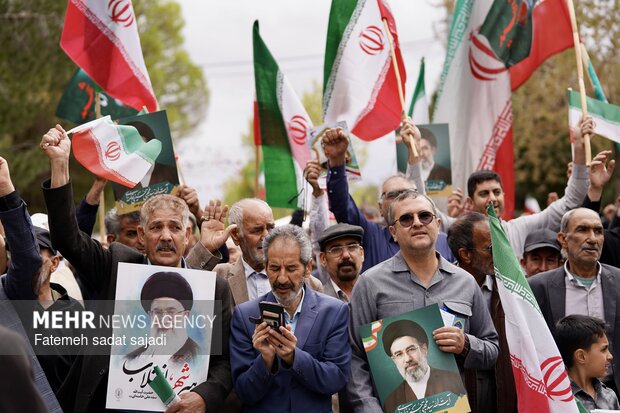 تشییع سردار شهید امیر امیر محمدی در کرمان