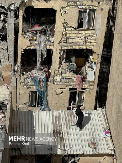 آثار تجاوز به مناطق مسکونی تهران