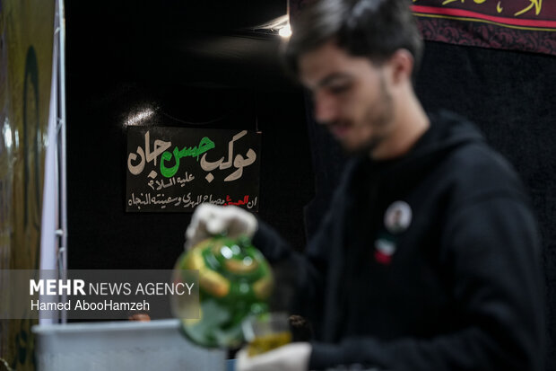 موکب دانشجویان در میدان جهاد همدان