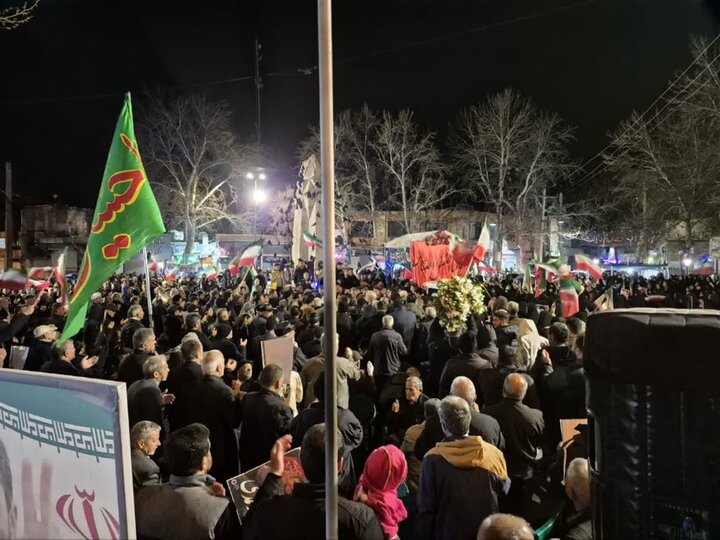 تجمع مدافعان انقلاب در رامیان