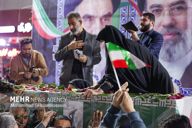 وداع با شهید بهنام رضایی در بوشهر