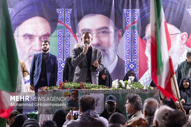 وداع با شهید بهنام رضایی در بوشهر