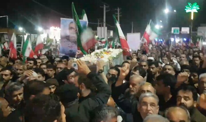 استقبال از سردار شهید بهنام رضایی در زادگاهش