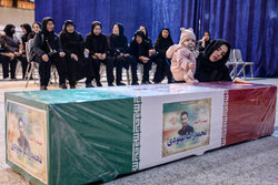 وداع با پیکر شهدای حملات صهیونی-آمریکایی