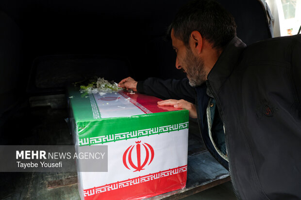 تشییع شهید مهدی مرادی در همدان