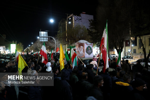 تشییع ناوسالار یکم شهید وردنجانی در شهرکرد