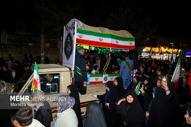 تشییع ناوسالار یکم شهید وردنجانی در شهرکرد