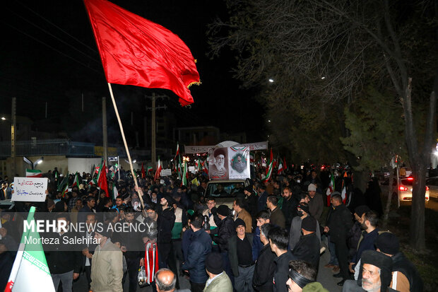 تشییع ناوسالار یکم شهید وردنجانی در شهرکرد