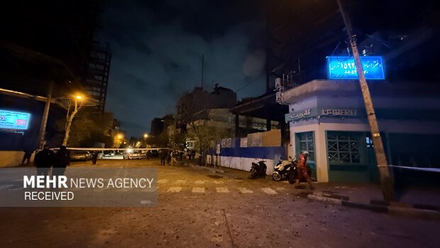 Destruction of residential areas in Tehran in US aggression
