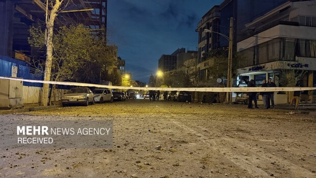 Destruction of residential areas in Tehran in US aggression
