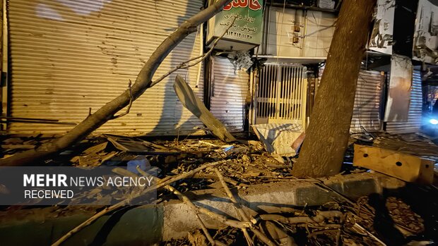 آثار تجاوز به مناطق مسکونی تهران