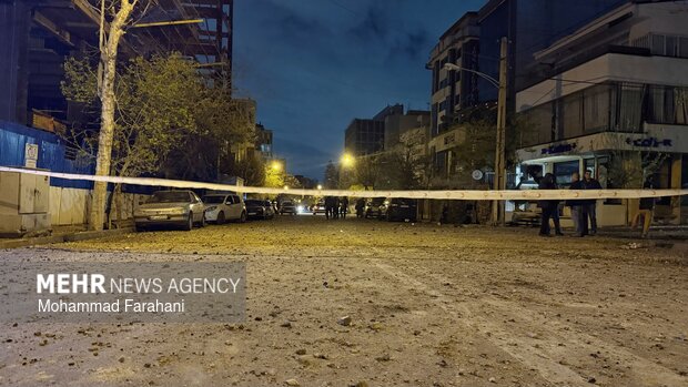 Destruction of residential areas in Tehran in US aggression
