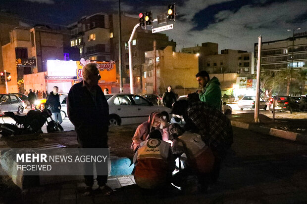 Destruction of residential areas in Tehran in US aggression
