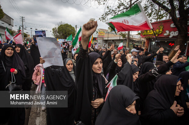 تشیع پیکر6 شهید حملات آمریکایی صهیونی در قزوین