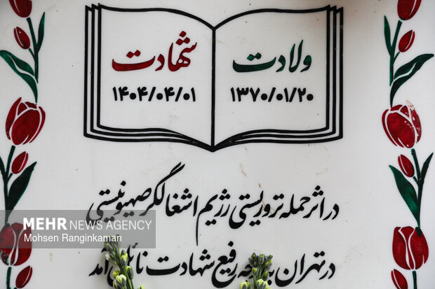 Martyring Iranians by criminal Israeli regime
