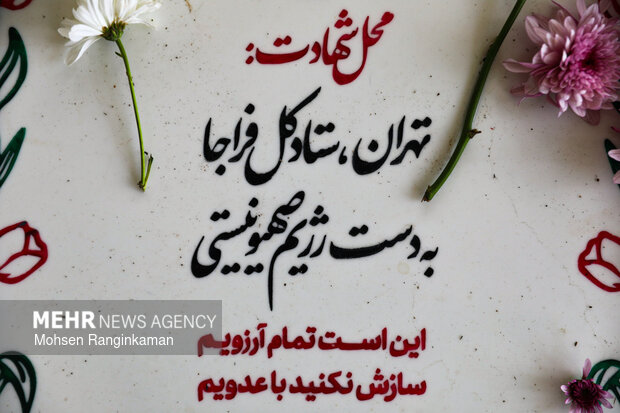 Martyring Iranians by criminal Israeli regime
