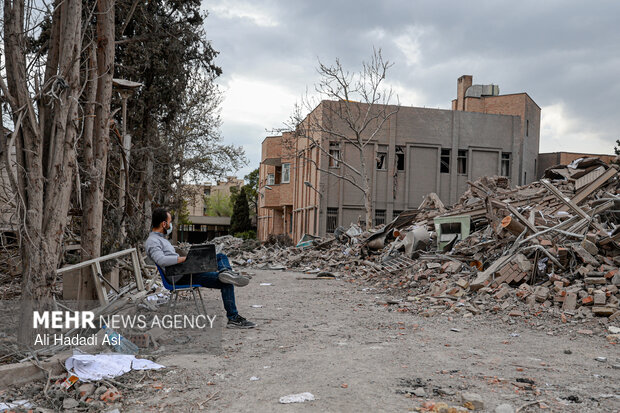 US-Israeli attacks on Tehran University of Science & Tech.
