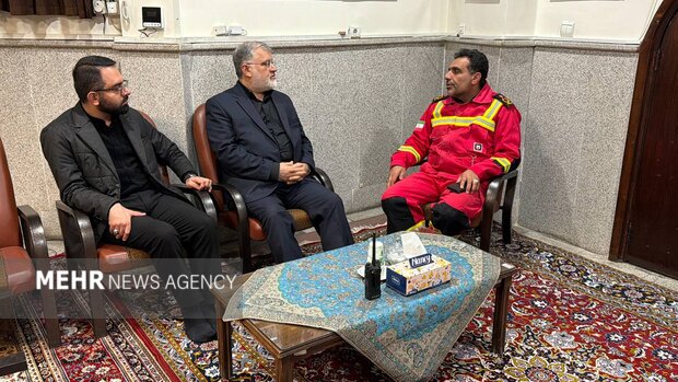 بازدید میدانی استاندار تهران از آتش‌نشانی
