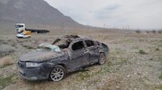 واژگونی دنا پلاس محور میامی به ری آباد؛ ۳ نفر مصدوم شدند