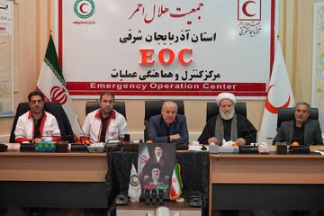 تقدیر مدیرکل دیوان محاسبات آذربایجان شرقی از امدادگران هلال‌احمر