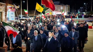 حضور باشکوه مردم ولایتمدار شازند در شب بیست و نهم مقاومت و دفاع از وطن