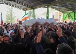 تشیع و تدفین خانواده شهید قاسمی