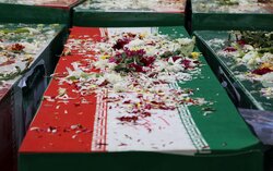 تشییع پیکر شهید «علیرضا حیدری» در خمینی‌شهر