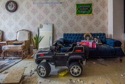 تجاوز آمریکایی-صهیونیستی به مناطق مسکونی حصارک کرج