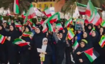 تجمع مردمی در بندر سیراف