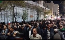 خیابان‌های شیروان زیر قدم‌های مردم
