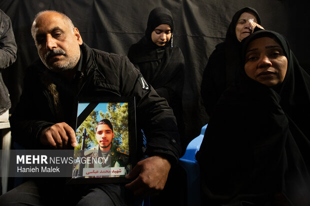 وداع با پیکر شهید محمد عباسی در گرگان