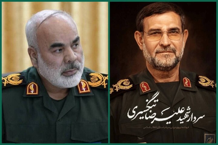 پیام تبریک و تسلیت فرمانده نیروی زمینی سپاه درپی شهادت دریابان تنگسیری