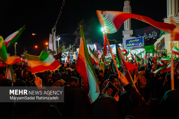 وداع با شهید رحیم رضایی در فسا