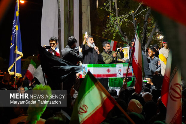 وداع با شهید رحیم رضایی در فسا
