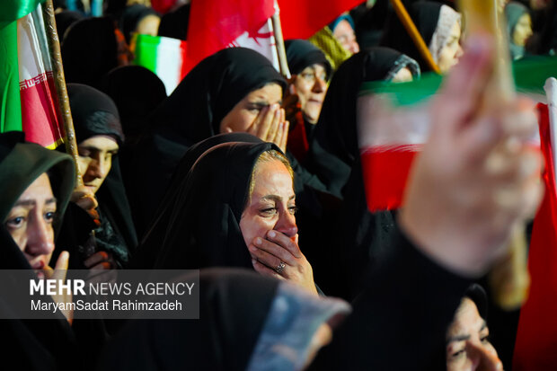 وداع با شهید رحیم رضایی در فسا