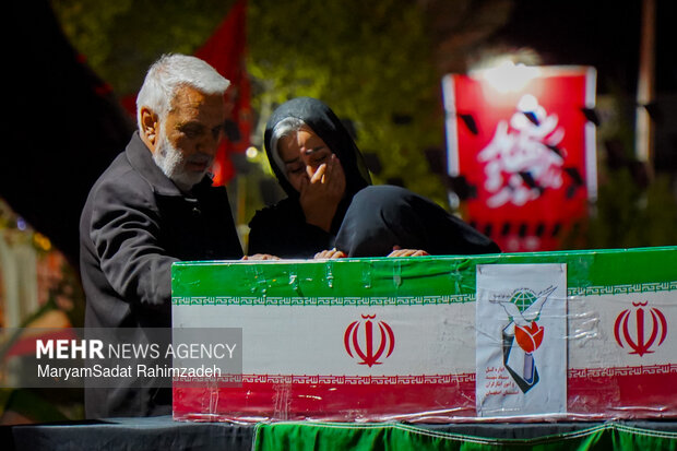 وداع با شهید رحیم رضایی در فسا
