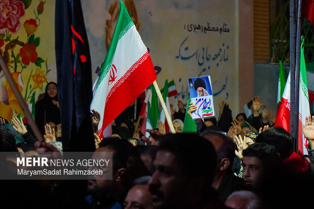 وداع با شهید رحیم رضایی در فسا