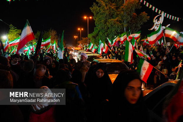 وداع با شهید رحیم رضایی در فسا