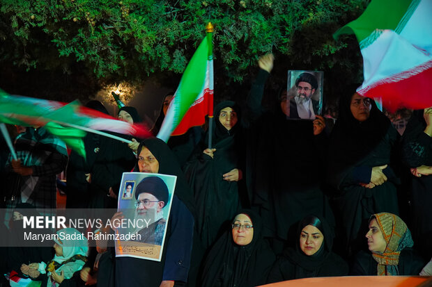 وداع با شهید رحیم رضایی در فسا