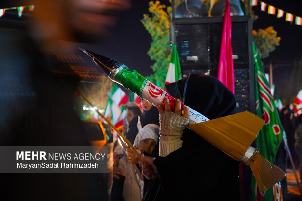 وداع با شهید رحیم رضایی در فسا