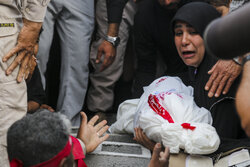 تشییع پیکر دو شهید مدرسه شجره طیبه میناب