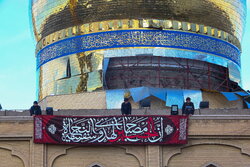 حجم خسارت‌های وارد شده به حریم حسینیه اعظم زنجان