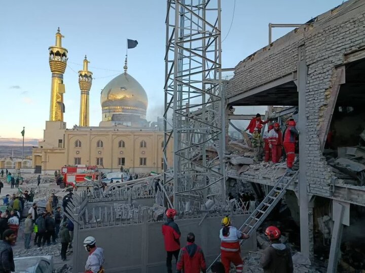 Zanjan Grand Husseiniya attacked by US-Zionist warplanes