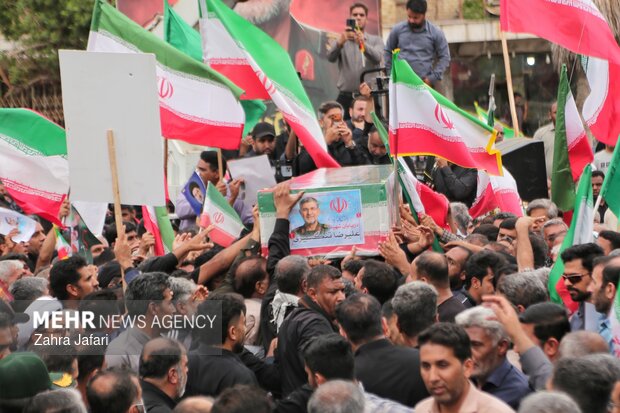 بدرقه ابدی سردار پرافتخار شهید تنگسیری در بندرعباس