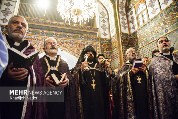 تشییع اولین شهید ارامنه در کلیسا حضرت مریم اصفهان