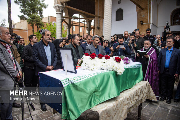 تشییع اولین شهید ارامنه در کلیسا حضرت مریم اصفهان